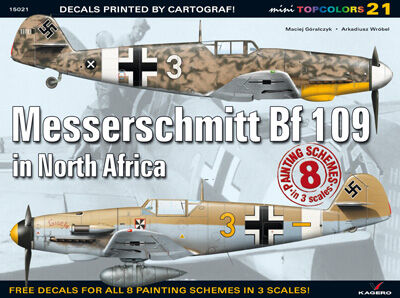 15021 - Messerschmitt Bf 109 in North Africa (kalkomania)