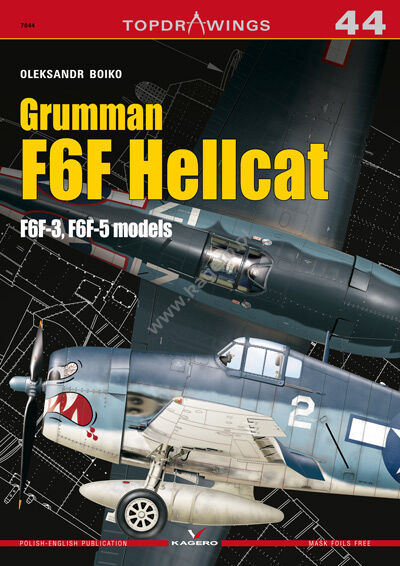 Grumman F6F Hellcat F6F-3, F6F-5 models