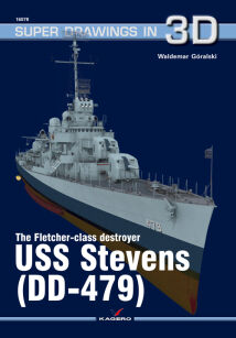 The Flecher- class destroyer USS Stevens (DD-479)