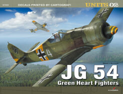 2- JG 54. Green Heart Fighters (decals)
